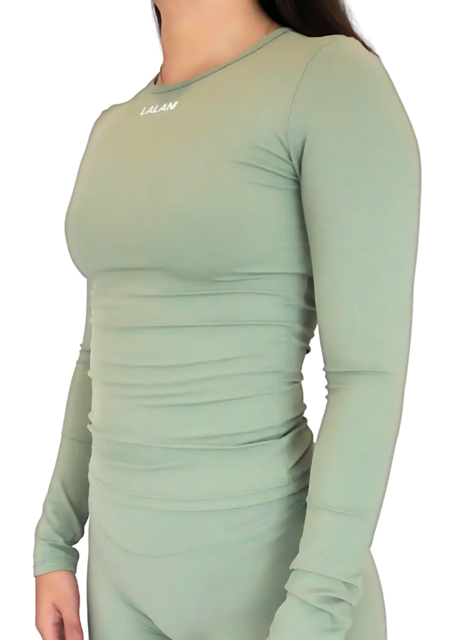 NKD Sage Long Sleeve Top