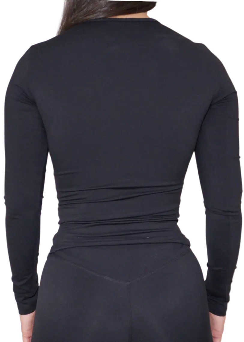 NKD Simply Black Long Sleeve Top