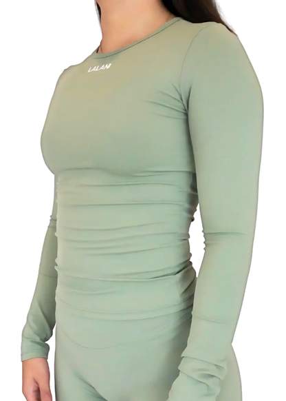 NKD Sage Long Sleeve Top