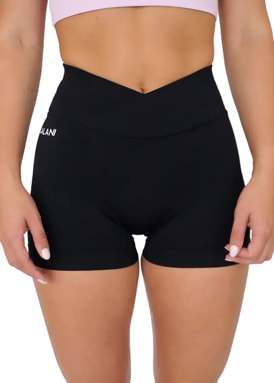 NKD Simply Black - Cross-over Scrunch Shorts S (8)